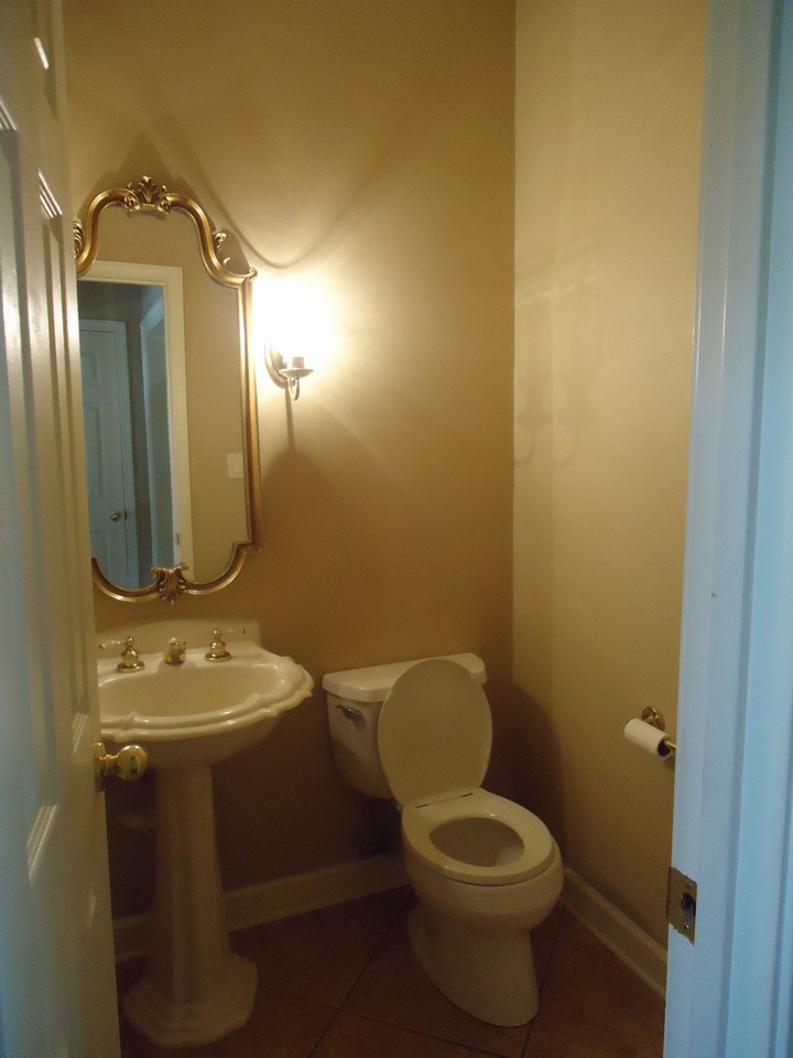 guest bath desirable 1/2 bath to accommodate temporary guest.